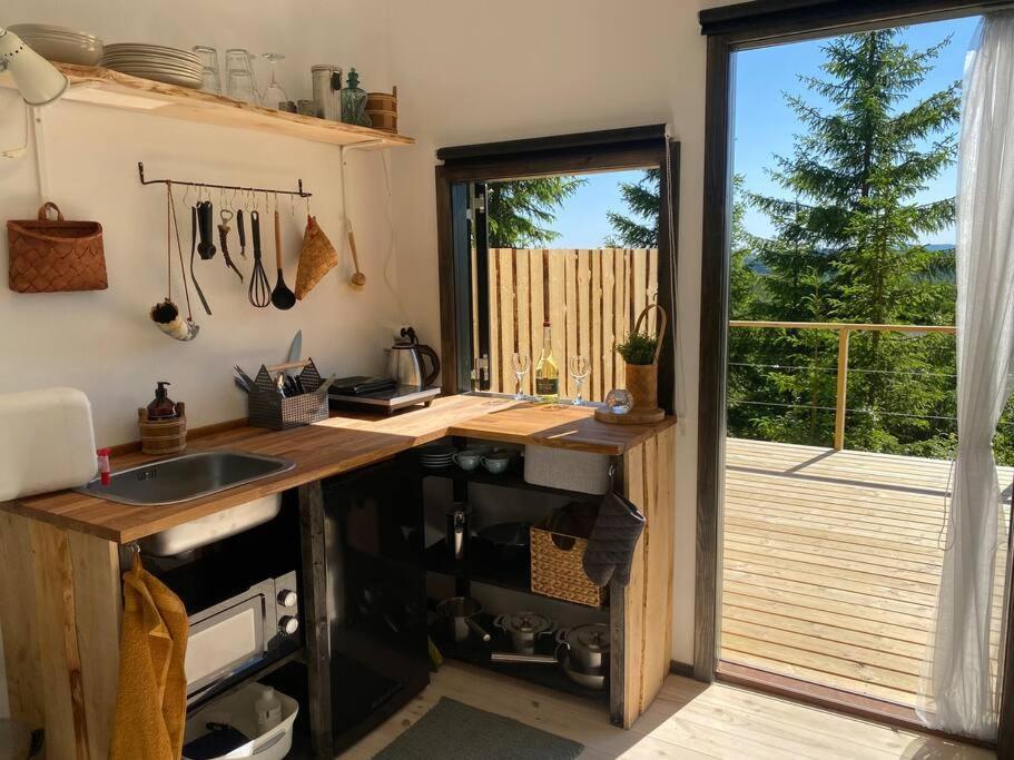Forest Cabin With Stunning Mountain View & Sauna Torsby Kültér fotó