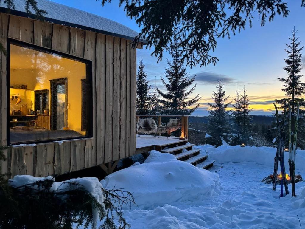 Forest Cabin With Stunning Mountain View & Sauna Torsby Kültér fotó